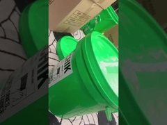 Het scherm die Witte Plastic Emmers 5 Gallon met Deksel drukken