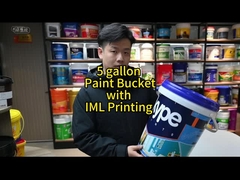 70 ml dikke ronde plastic emmer voor duurzame en veilige verpakking