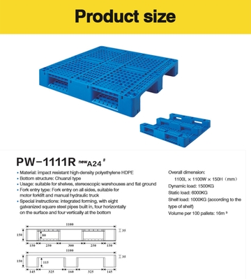 OEM stapelbare plastic pallet - perfect voor opslag organisatie