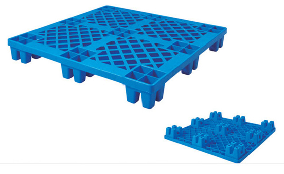 Heavy Duty Euro HDPE Grote Stapelbare Kunststof Pallet Omkeerbaar Dubbelzijdig