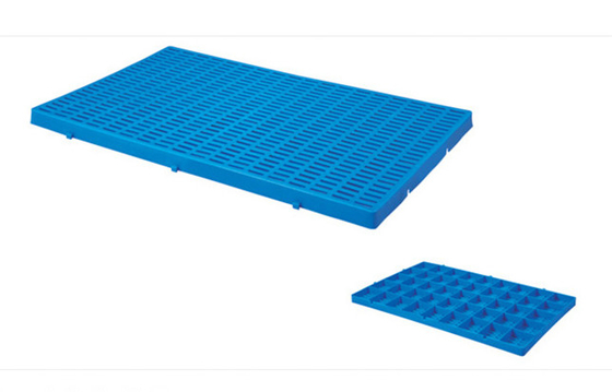 Matte Plastic Grid Tray Four Opgeruimde de Omzet van de Vorklogistiek Verpakking