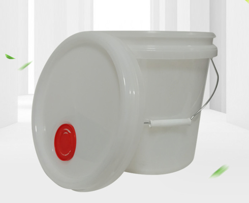 PP/HDPE-materiaal chemische emmer met deksel en thermisch overdrachtsprint