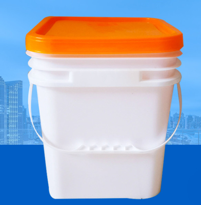 Chemische weerstand Vierkante plastic emmer IML Of thermische overdracht Of schermdruk