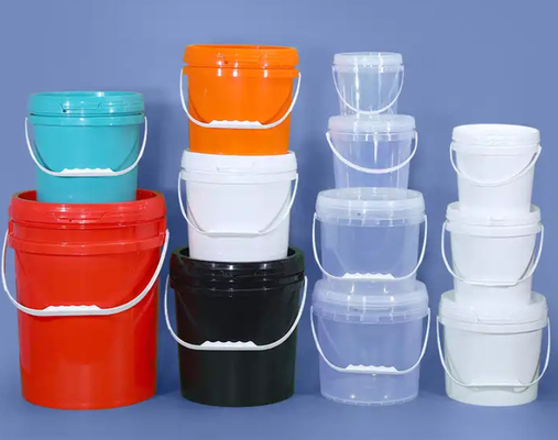 Pakket inbegrepen 5 gallon plastic emmers met 20L capaciteit en 11,5 inch diameter