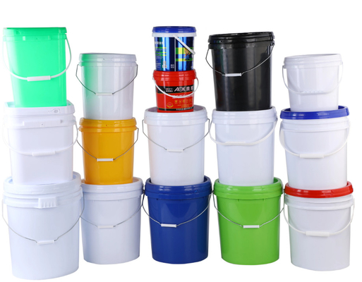 Stapelbare en pakbare plastic emmers van 5 liter voor zware toepassingen
