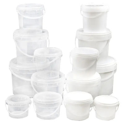 UV-bestendige plastic emmers van 5 liter voor voedselverpakkingsoplossingen