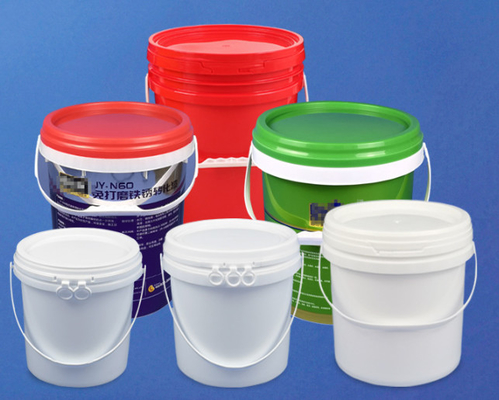 HDPE smeermiddel emmer Industrieel gehalte Wit PP 20L Capaciteit