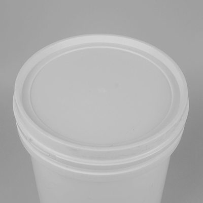Witte 20Liter Ronde van 5 Gallon de Plastic die Emmers met Breuk op Deksel wordt gevormd