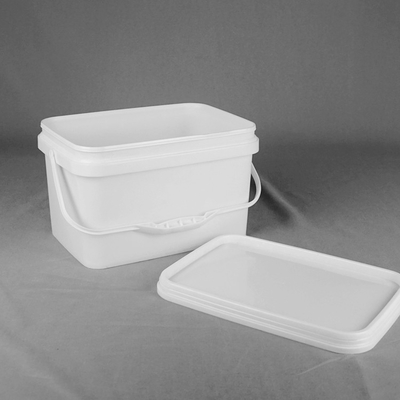 10L Toy Plastic Packaging Bucket Rectangular-Handvat met Deksel