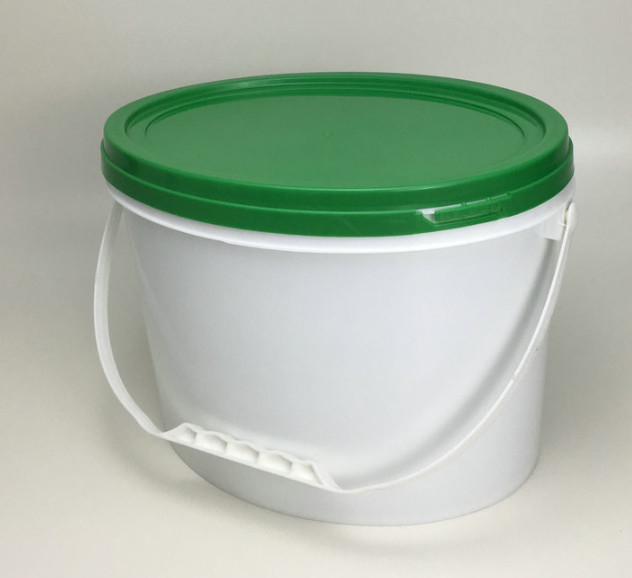 De Plastic Ovale Emmer van de voedselrang met IML of Thermische Overdracht of het Schermdruk