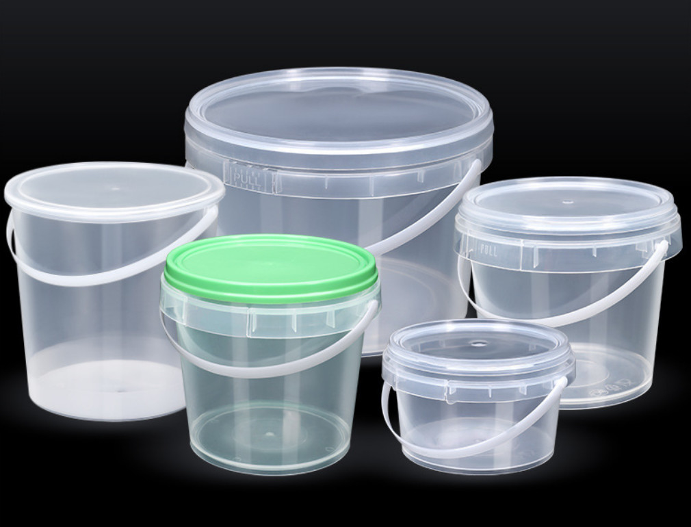 Zie details Duidelijke plastic emmer Perfect voor al uw behoeften en meer