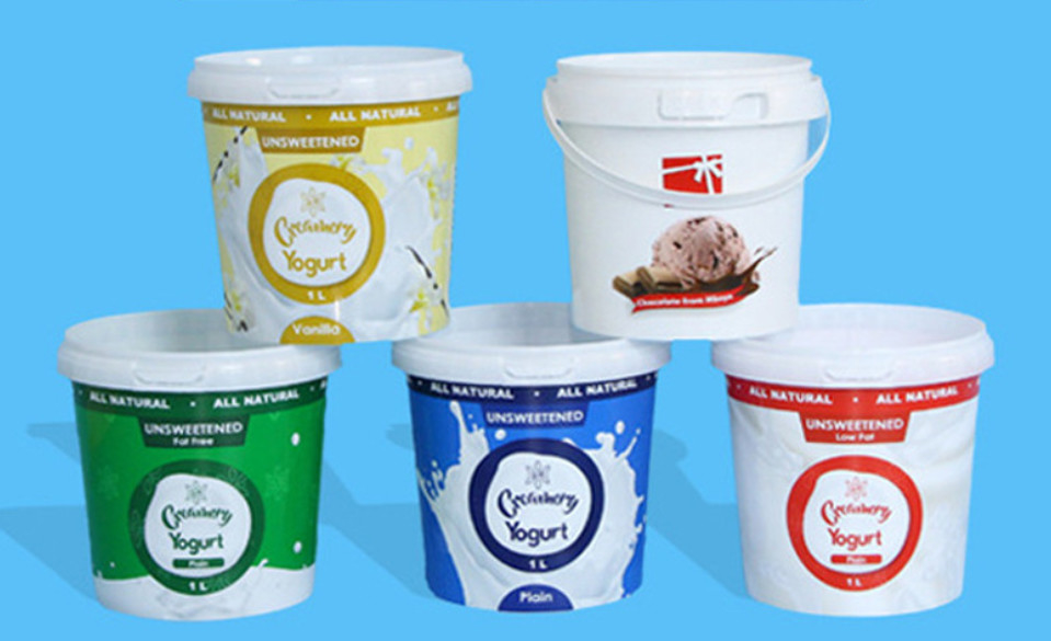 1000 sets Witte Food Grade Tub - MOQ Andere kleuren beschikbaar