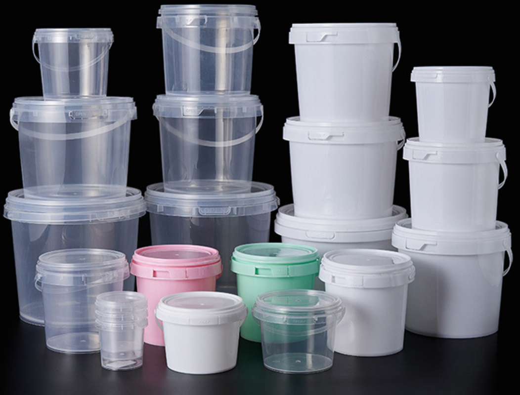 Emmer met deksel Plastic Food Bucket for PrintingIML of thermische overdracht of schermdrukken