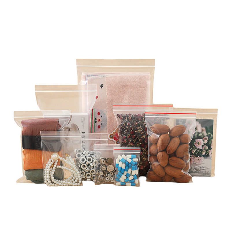 Sample Inclusief Plastic Zak met 3-15 Cm Zijvouw en Knijp-Bab Type