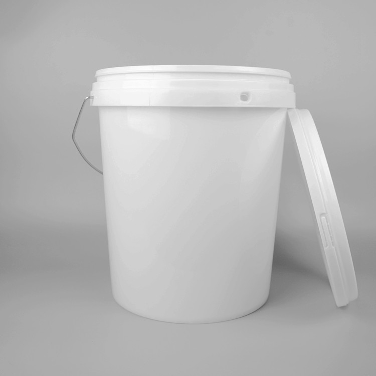 Plastic Vijf Gallonsemmers met Handvat en 20 Litercapaciteit 2,2 Pond Gewichts