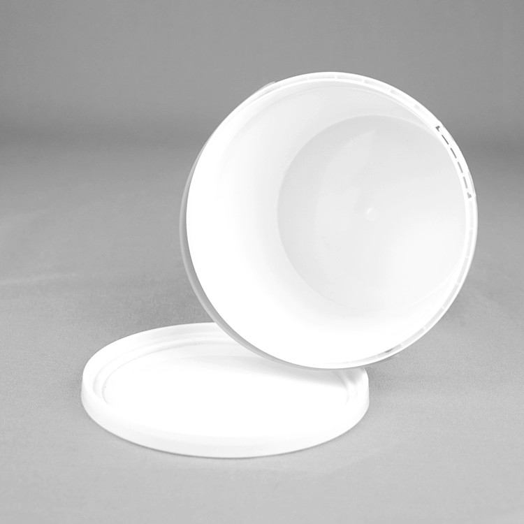 IML- of thermisch overdraagbare PP/HDPE-plastic voedselemmer met deksel voor voedselverpakkingen
