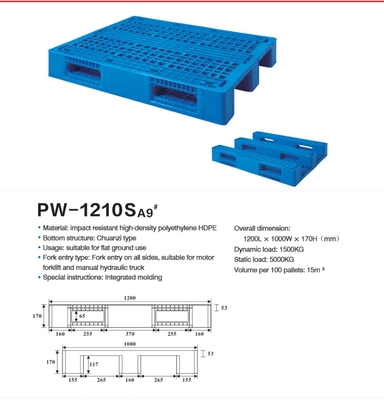 De Planken het Plastic Pallet Dik gemaakte Injectie van de pakhuisvorkheftruck Vormen
