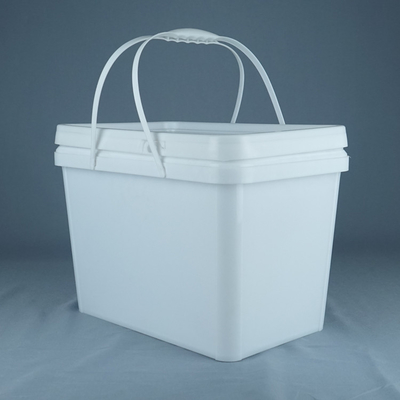 20kg vierkante Plastic die Emmer voor Antisteenverf wordt aangepast