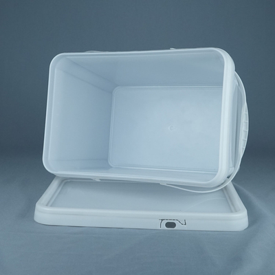 20kg vierkante Plastic die Emmer voor Antisteenverf wordt aangepast