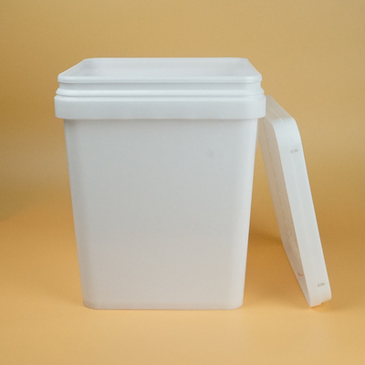 De Materiële Vierkante Plastic Bak van pp met Deksel 1,2 Kg Gewichts