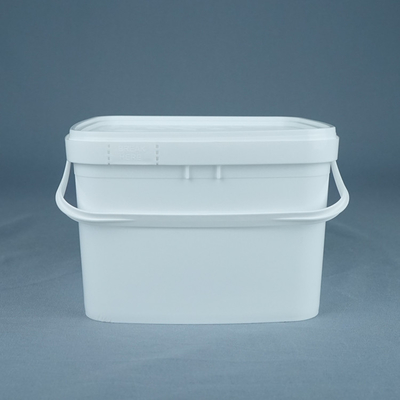 3kg roomijs die de Vierkante Plastic Rang van het Emmervoedsel verpakken