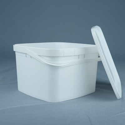 3kg roomijs die de Vierkante Plastic Rang van het Emmervoedsel verpakken