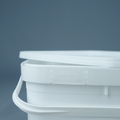 3kg roomijs die de Vierkante Plastic Rang van het Emmervoedsel verpakken