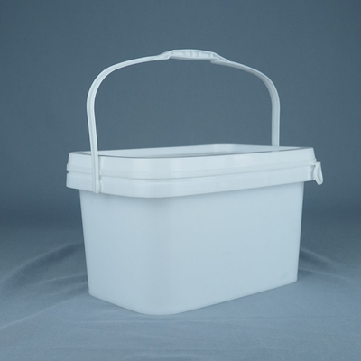 Chemische weerstand Voedingsmiddelen PP Vierkante Plastic Bucket Impact Resistent