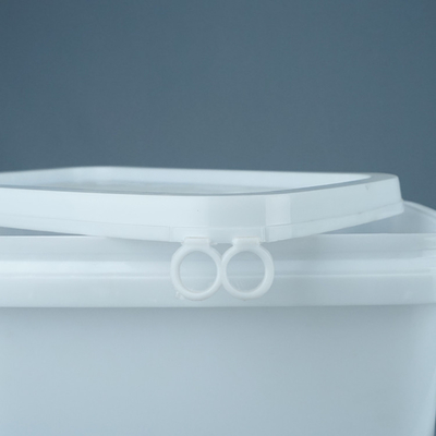 Chemische weerstand Voedingsmiddelen PP Vierkante Plastic Bucket Impact Resistent