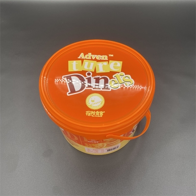 De veilige Plastic Emmers van de Voedselrang met Breuk op Deksel voor Opslag en Vervoer