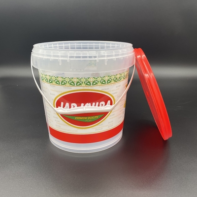 De ronde Plastic Emmers van de Voedselrang Klein met Geschikt Handvat