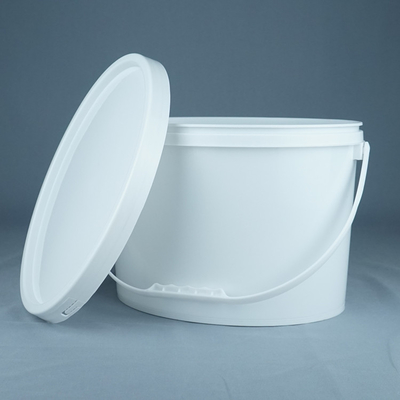 PP / HDPE materiaal ovaal plastic emmer met IML-drukwerk of schermdrukwerk