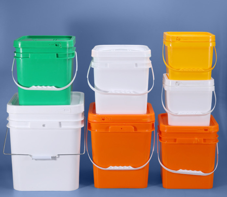 De Vierkante Plastic Bewaarplaats IML van pp/Thermische Overdracht/het Schermdruk met Handvat