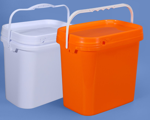 De Vierkante Plastic Bewaarplaats IML van pp/Thermische Overdracht/het Schermdruk met Handvat