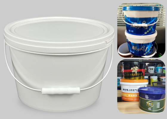 Klantgerichte Ovale Plastic Emmer PP/HDPE met IML of Thermische Overdracht of het Schermdruk