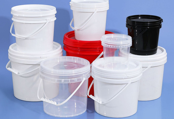 MOQ 1000 stuks Plastic Food Bucket IML / Thermal Transfer / Screen Printing CAS/FDA/SGS