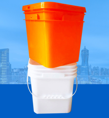 Voedingsmiddelenkwaliteit vierkant plastic container met witte of andere kleur