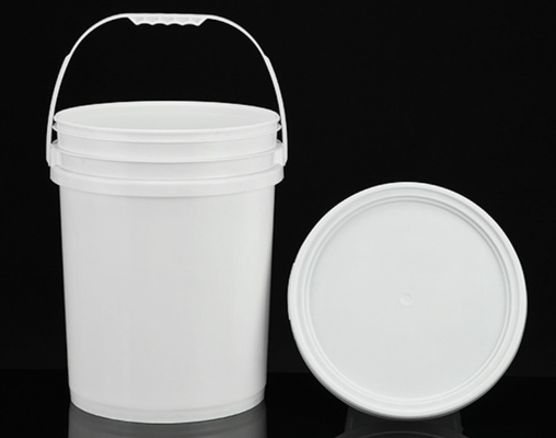 Gemakkelijke handgreep snap op deksel 5 gallon plastic emmers 15,5 inch