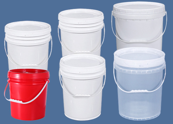 Aanpasbare plastic emmers van 5 liter voor specifieke behoeften