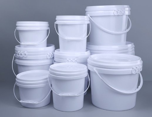Afdichting ISO 9001 gecertificeerde ronde plastic emmer met afhankelijke capaciteit