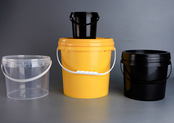 Logo Als vereist Ronde plastic emmer met afdichting voor verpakking