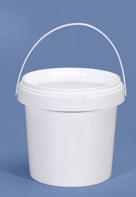 Schermdrukkunst Plastic voedsel emmer lichtgewicht met PP / HDPE materiaal