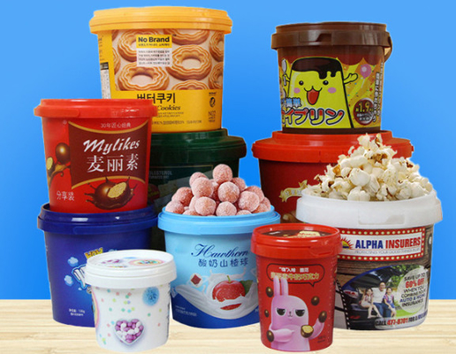 Voedselopslag Plastic Food Bucket BPA-vrij Stapelbaar met deksel