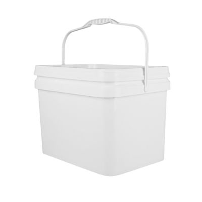 PP 100% Grondstoffen Vierkante Kunststof Emmer met Slagvastheid Wit Of Anders