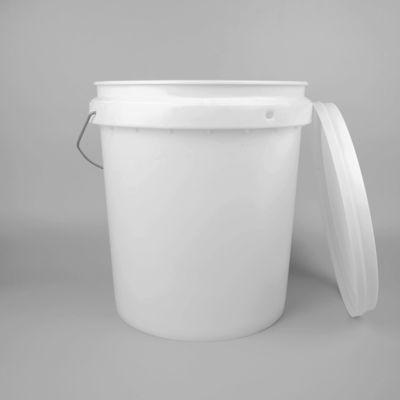 13 liter 3,5 Gallon Plastic Toy Buckets White Round Durable