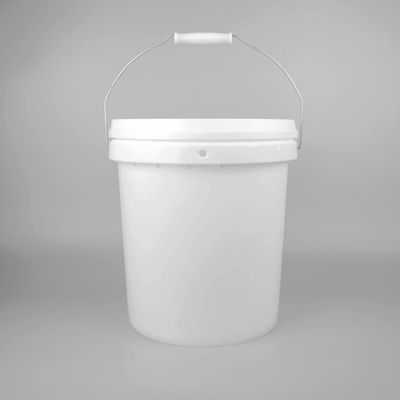 13 liter 3,5 Gallon Plastic Toy Buckets White Round Durable