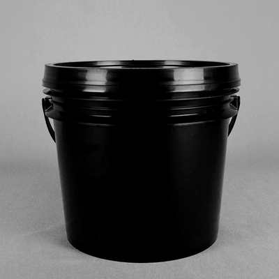 4.8L de Zwarte Ronde Plastic Emmer van pp Emmer van de 1 Gallon de Plastic Verf