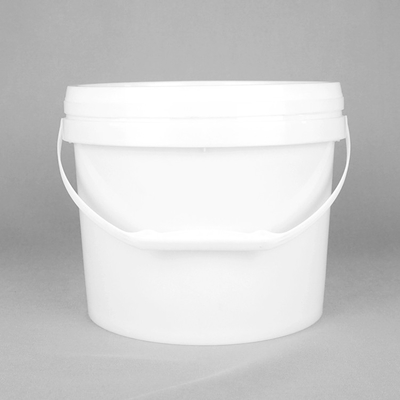 Logo Als vereist Ronde plastic emmer met afdichting voor verpakking