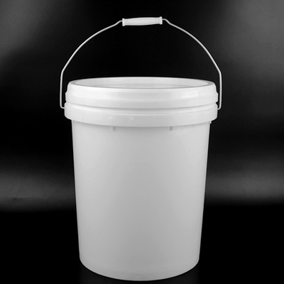 ISO9001 de standaard Witte Emmer van de 5 Gallonopslag met Deksel