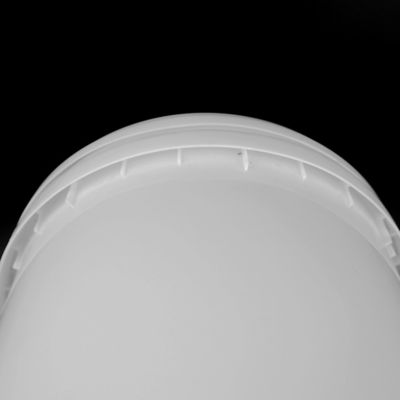 Witte 5 Gallons Plastic Emmers met UV Bestand en Handvat